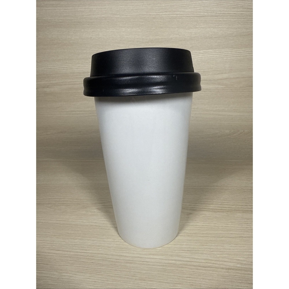 Starbucks Coffee Travel Ceramic Cup 12 Oz Mug‎ Tumbler W/ Locking Lid 2009 - Picture 3 of 7